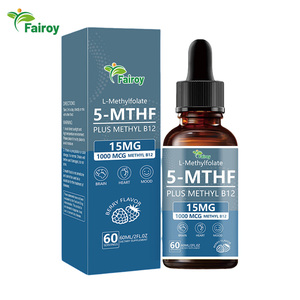 ขายส่งแอล-เมทิลโฟเลต 5-MTHF ชนิดหยด รูปแบบแอคทีฟ 1 มก. พร้อมวิตามินบี 12 รับผลิตแบบ OEM/ODM - Product Image 1