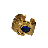 Rainbowking s925 sterling silver minimal wholesale price gemstone ajustable fancy rings 18k lot 18k verguld sieraden