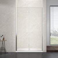 Porte de douche pliante en verre portable de haute qualité, très vendue, pour salle de bain