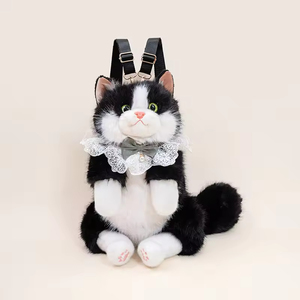 Wholesale Simulation Ragdoll Kitten Plush Toy Creative Cute Stuffed Animal Doll Retail Realistic <strong>Cat</strong> Bag Girls <strong>Gift</strong> - Product Image 3