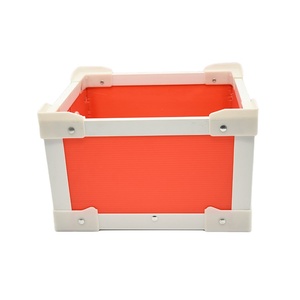 NR new product folding Waterproof PP plastic storage delivery box