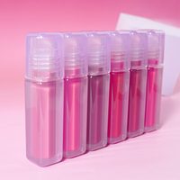 Rouge à lèvres liquide mat longue tenue 6 couleurs, sans cruauté animale, à base d'eau, waterproof, marque privée