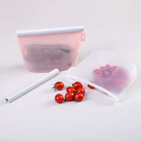 Sac de conservation alimentaire en silicone réutilisable, sans BPA, écologique, 1000 ml, anti-fuite, pour lait maternel, vente en gros