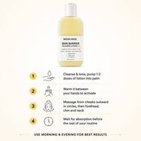 Lotion hydratante apaisante pour la barrière cutanée MOOLINSE, extrait de panthénol et de centella, préparation pour le maquillage, peau éclatante, peptide GHK-Cu, OEM
