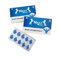 Complément alimentaire masculin à base d'herbes naturelles de marque propre, pilules bleues, comprimés retardateurs pour hommes