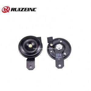 Bocina eléctrica de 80mm para coche y motocicleta, tipo lavabo, 12V, alta y baja modificada, bocina eléctrica de agudos enchufable especial de dos tonos - Product Image 2