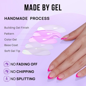 Fournisseur de faux ongles Btartbox, ongles artificiels, faux ongles, ongles personnalisés en gros, gels doux de luxe, ongles à presser - Product Image 4