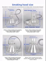 Horn Mouth Assembly Line Smoking Hood PVC Metal 2m/10m Ventilasi Pembuangan Asap