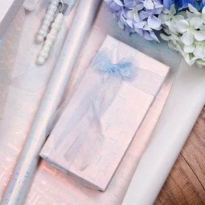 Factory Wholesale Custom <b>Christmas</b> Birthday Luxury <b>Paper</b> <b>Roll</b> 43cm X 300cm <b>Wrapping</b> <b>Paper</b> for Packaging - Product Image 3
