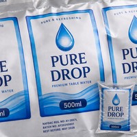 Film d'emballage alimentaire anti-poussière en PE/LDPE, rouleau personnalisé avec impression de logo pour l'emballage d'eau minérale, de jus, de soda et de boissons – Fournisseur