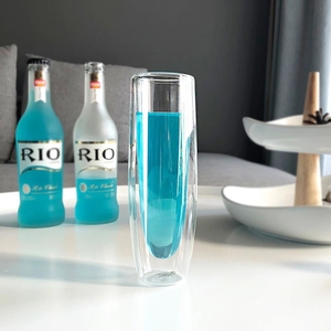 Verre à cocktail réutilisable à double paroi de style luxe léger allemand, flûte à vin rouge pour mariage, restaurant, <span class=keywords><strong>liqueur</strong></span>, vin mousseux - Product Image 6
