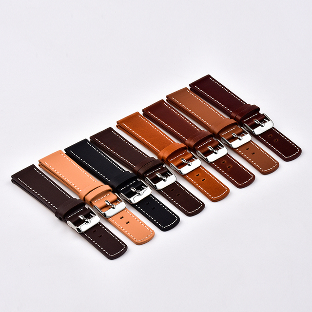 High Quality Custom Genuine Leather Watch Band Interchangeable Leather Watch Strap