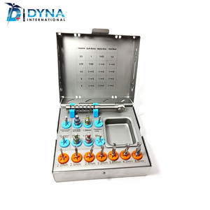 ชุดเครื่องมือผ่าตัดรากฟันเทียมพื้นฐานพร้อมสว่านและคนขับรถรวมถึงอุปกรณ์เสริมสำหรับสว่านทันตกรรม - Product Image 3