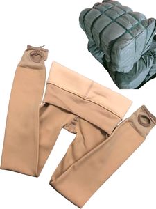 Collants Transparents à Taille Haute Doublés en Polaire - Collants Chauds d'Hiver pour Femmes - <span class=keywords><strong>Effet</strong></span> Jambes Nues - Product Image 1