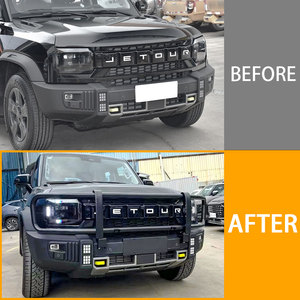 Accesorios para Automóviles, Barra Protectora Delantera Universal Negra para Viajes, Protector Delantero para Jetour Traveller T2 2023 2024 - Product Image 2