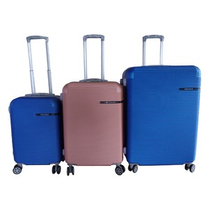 Ensemble de chariot avec logo ou marque personnalisé d'usine vente en gros de bagages de voyage ABS à bas prix valise rigide colorée <span class=keywords><strong>bagage</strong></span> à main <span class=keywords><strong>cabine</strong></span> - Product Image 2