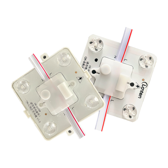 220V LED Blockchain Soft Film Ceiling Light Box Custom IP65 3W Diffuse Reflective Warm White Strip Square Light Waterproof