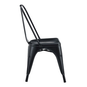 Vente en gros de chaises de café industrielles vintage au design moderne avec structure en fer et acier - Product Image 4