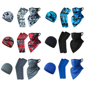 Unisex Ice Silk Triangular Scarf With Upf 50 Sun Protection For <b>Sports</b> Cycling And Outdoor Activities - Product Image 4