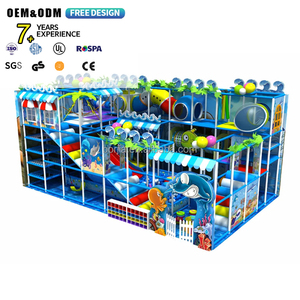 สไลเดอร์บอลขนาดใหญ่หรูหราในร่ม สนามเด็กเล่นธีมมหาสมุทรพร้อมอุปกรณ์นิรภัยแบบนุ่มนวล - Product Image 1