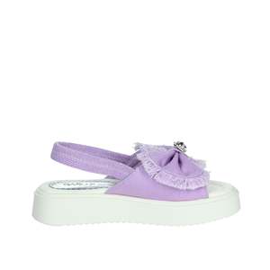 Gaelle Junior Violet Sandal <b>With</b> <b>Bow</b> Platform Heel For Girls Size 28 - Product Image 4