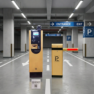 Máquina expendedora de tickets de estacionamiento de acero inoxidable y sistema de gestión automático con dispensador de 2500 tickets y comunicación LAN - Product Image 3