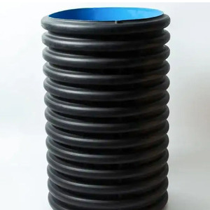 Hdpe SN8 200mm 400mm 600mm 800mm <span class=keywords><strong>Tuyau</strong></span> de drainage ondulé à double paroi <span class=keywords><strong>Tuyau</strong></span> ondulé à double paroi - Product Image 1
