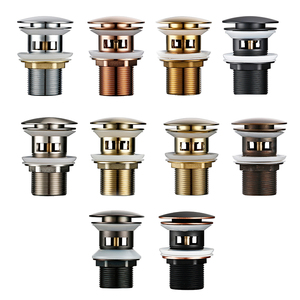 <span class=keywords><strong>Bouchon</strong></span> de vidange escamotable pour lavabo de salle de bain, siphon de vidange, <span class=keywords><strong>bouchon</strong></span> de vidange, accessoire de <span class=keywords><strong>robinet</strong></span> de lavabo, tuyau de lavabo, noir, or rose - Product Image 3
