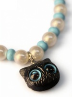 Collier élégant pour chat avec nœud papillon tendance et motif animal, confortable, imperméable et réglable