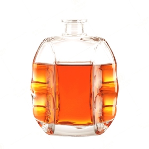 Vente en gros Fournisseur de fabrication Grande Bouteille <span class=keywords><strong>Vide</strong></span> Vodka Liqueur Gin Rhum Tequila Whisky Brandy Spiritueux Liqueur 700 ml Bouteille en Verre - Product Image 1