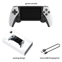 Dernière batterie 3000mah Console de jeu vidéo rétro 128GB 4.3 "lecteur de jeu vidéo portable à écran LCD pour plus de 20000 jeux système Linux