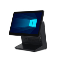 Caisse enregistreuse tout-en-un avec écran tactile capacitif de 15,6 pouces, processeur Windows I3/I5, stockage SSD, Wi-Fi et Bluetooth