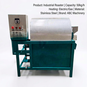 New Industrial Stainless Steel 304 Oil Press Drum Frying <b>Pan</b> <b>Electric</b> Heating Dried Chili Peanut Roasting Machine High - Product Image 1