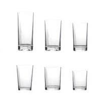 Verre à cocktail durable OEM, verre à boisson transparent, gobelet à jus et bière à bouche ronde pour bar à domicile