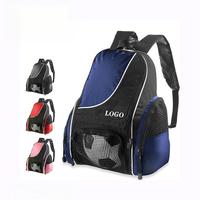 Sac à dos de sport multifonctionnel personnalisé à grande capacité unisexe en polyester avec fermeture à cordon, panneau solaire USB, antivol, pour le football