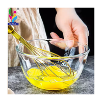 10 pouces 9 pouces bol en verre grand bol verrerie Borosilicate haute température utiliser maison cuisine mur épais échantillon de haute qualité gratuit
