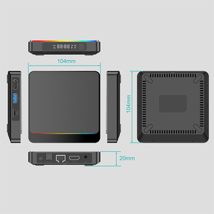 Gocast-tv box <span class=keywords><strong>X4PRO</strong></span>, 8K, amlogic S905X4, android 10,0, con luz RGB dinámica, AV1, compatible con decodificador para entretenimiento en casa - Product Image 3