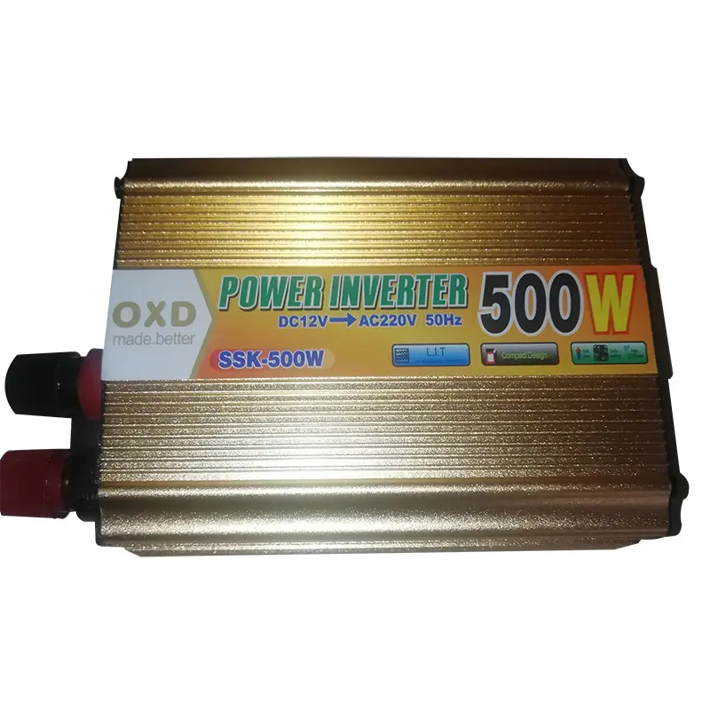 500W 12VDC a 220V auto inverter di potenza con USB charger DC ad AC 500W 12V/24v/48V solare inverter di potenza