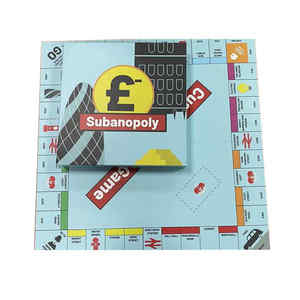 Vente en gros OEM/ODM Jeu de société personnalisé Ensemble de jeux de société Monopoli Logo personnalisé Jeu de financement participatif personnalisé - Product Image 4