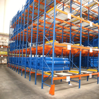 Système de rayonnage à gravité pour palettes, personnalisable OEM/ODM, avec dessin de plan de stockage professionnel gratuit pour importateurs mondiaux