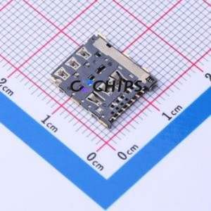 SNO-1420 SIM Card Connector SMD Connector Self-Return Type Nano SIM Card Card Holder 1.24mm - Product Image 2