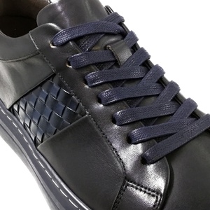 Chaussures de mariage pour hommes en cuir de vache véritable de haute qualité, embossées, tissées, avec logo personnalisé, faites à la main, à lacets, style mode - Product Image 6