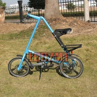 Vélo Pliant de 16 Pouces, Dahon, Roue Intégrée, Vitesse Rapide, Cadre Métallique, Frein en V, Ultra Portable, Mini Vélo Urbain