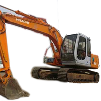 Excavateur hydraulique Hitachi EX120 d'occasion Machinerie lourde de 12 tonnes avec composants centraux Moteur de la pompe à moteur Roulement de la boîte de vitesses