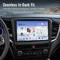 KSOY-T100 Android Auto Android Carplay untuk Pemutar Multimedia Stereo Mobil HiCar 2+64G Layar Sentuh Universal Navigasi RDS FM TF