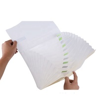 Carpeta de Archivos de Plástico Resistente con Etiqueta de Papel, Carpeta de Archivos de Calidad Premium, Carpeta de Documentos de Plástico de Color