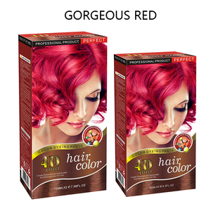Crème colorante pour cheveux semi-permanente <span class=keywords><strong>de</strong></span> couleur rouge violet, marque privée OEM, salon professionnel, pour femmes - Product Image 6