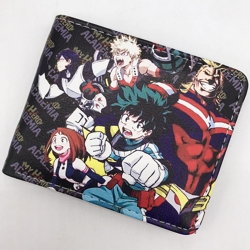Кошелек с героями аниме «Моя геройская Академия», Izuku, мидория, кошелек на молнии с кармашком для монет, кошелек для кредитных карт для мужчин и женщин