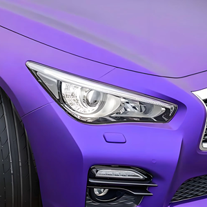 Vinilo Adhesivo para Automóviles Esign, Color Morado Mate Metálico Cromado de Lujo, Cambio de Color Automático, Protección UV, Garantía de 3 Años, 150 micras - Product Image 3