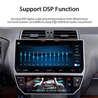 Lecteur multimédia DVD de voiture Android 12.3 "pour Toyota Land Cruiser Prado 150 2018 - 2022 autoradio stéréo 4G DSP Carplay